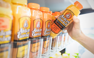 cold pressed juice being preserved