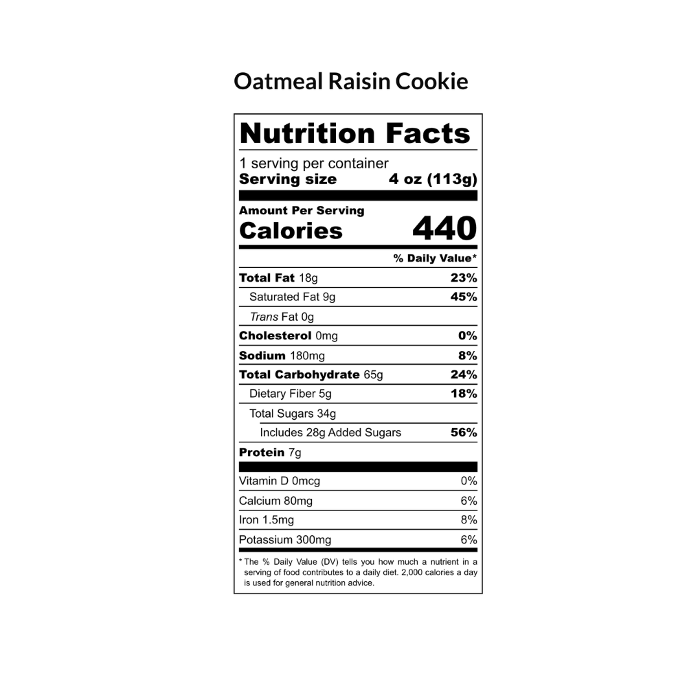 Oatmeal Raisin Pecan Cookie